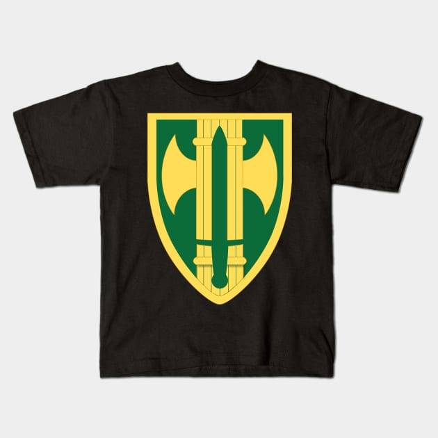 18th Military Police Brigade - SSI wo Txt Kids T-Shirt by twix123844